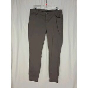 PrAna Pants Womens Size‎ 14 Gray/purple Tapered Performance